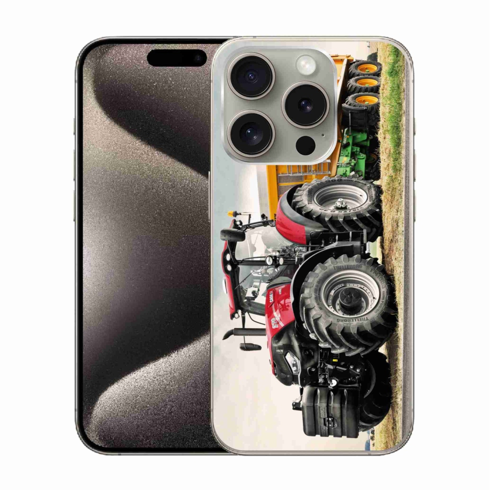 Zselés borítás mmCase iPhone 15 Pro készülékhez - traktor 3