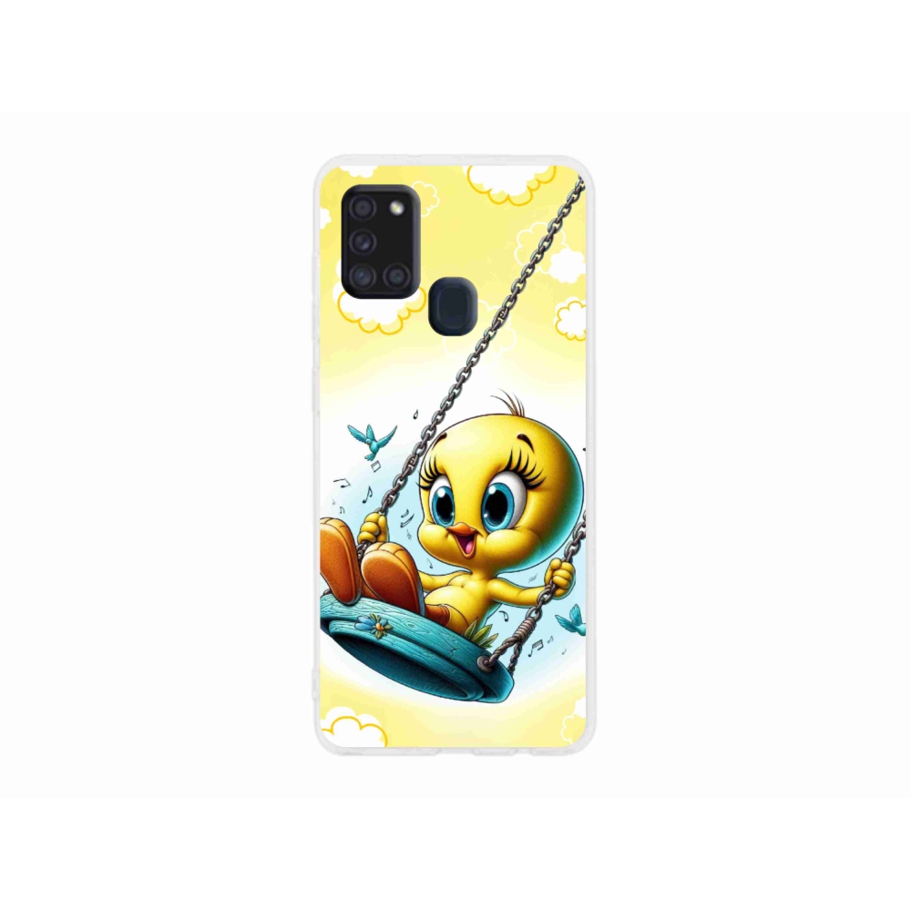 Gél borítás mmCase Samsung Galaxy A21s készülékhez - tweets