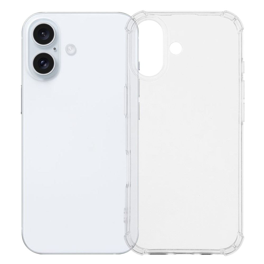Átlátszó zselés tok megerősített sarkokkal iPhone 17 készülékhez
