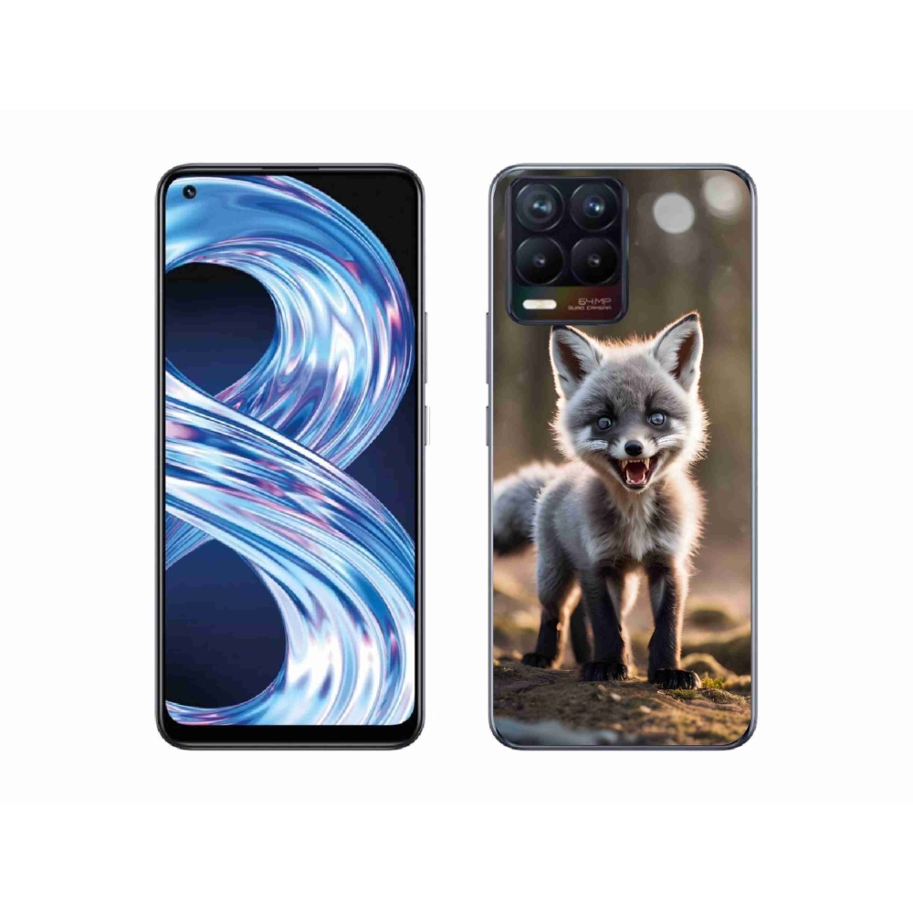 Gél borítás mmCase a Realme 8 Pro-hoz - angry fox