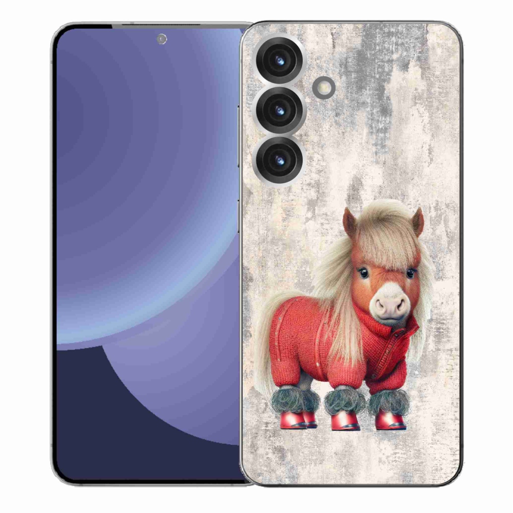 Gél borítás mmCase Samsung Galaxy S25+ - póni pulóverben
