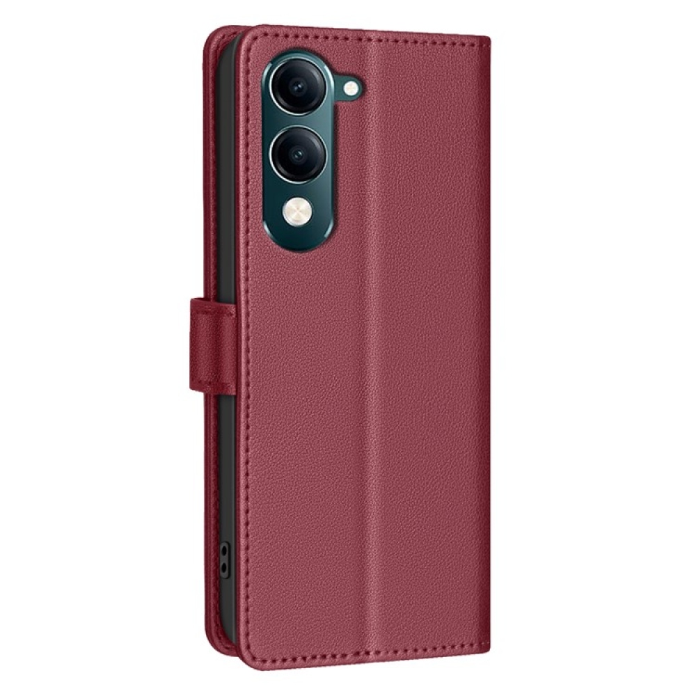 BINFEN könyv tok a Vivo Y29s 5G-hez - piros