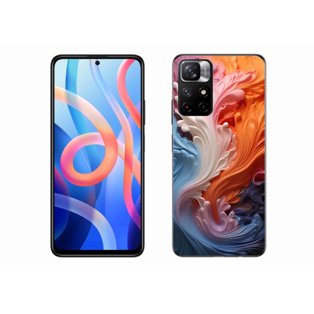 Gél borító mmCase a Xiaomi Redmi Note 11S 5G számára - absztrakt motívum 8