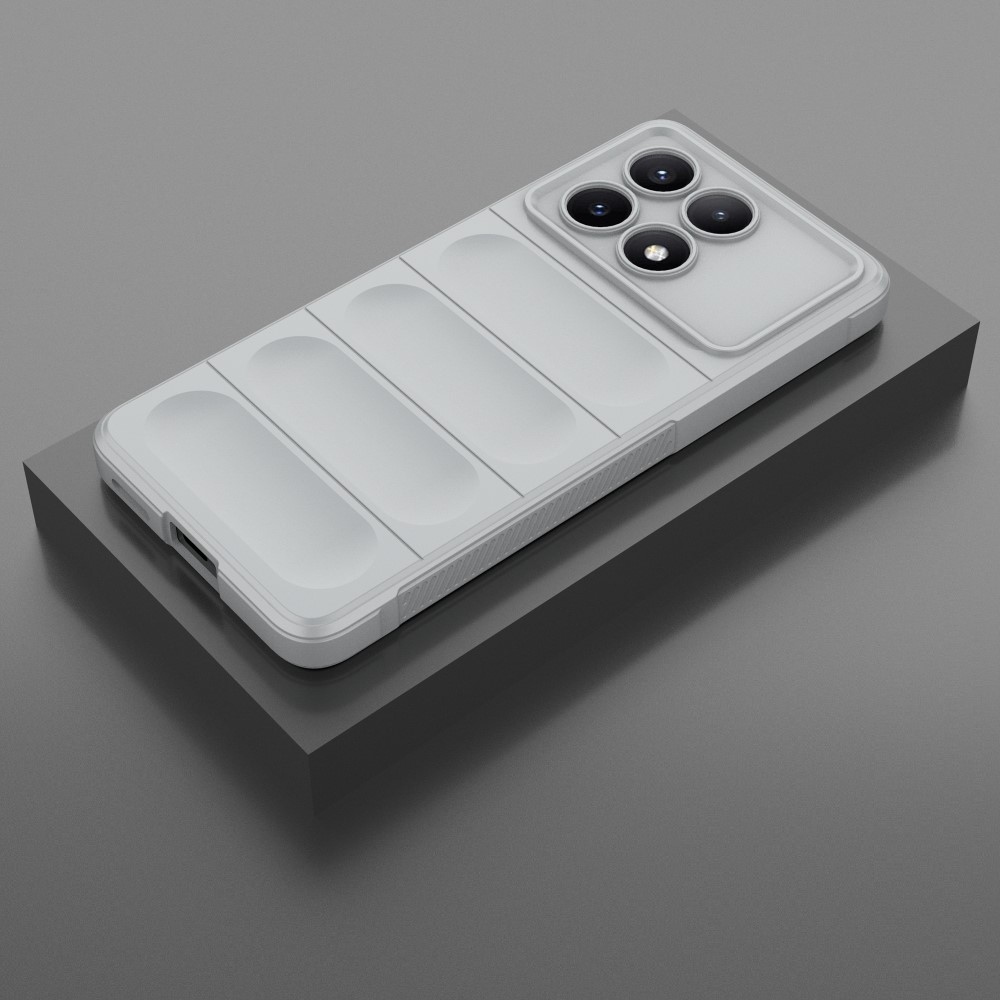 Rugg tartós zselés tok Xiaomi Poco X6 Pro 5G - világosszürke
