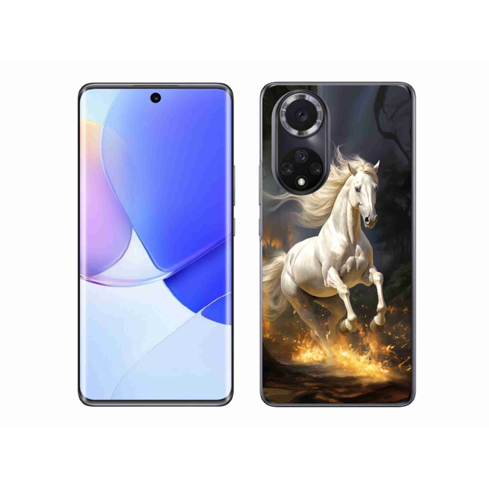 Zselés borítás mmCase a Honor 50-hez - fehér ló 2