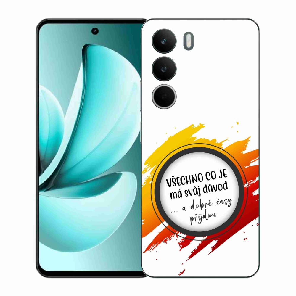 Zselés borító mmCase a Realme C71 készülékhez - idézet 3 fehér háttér