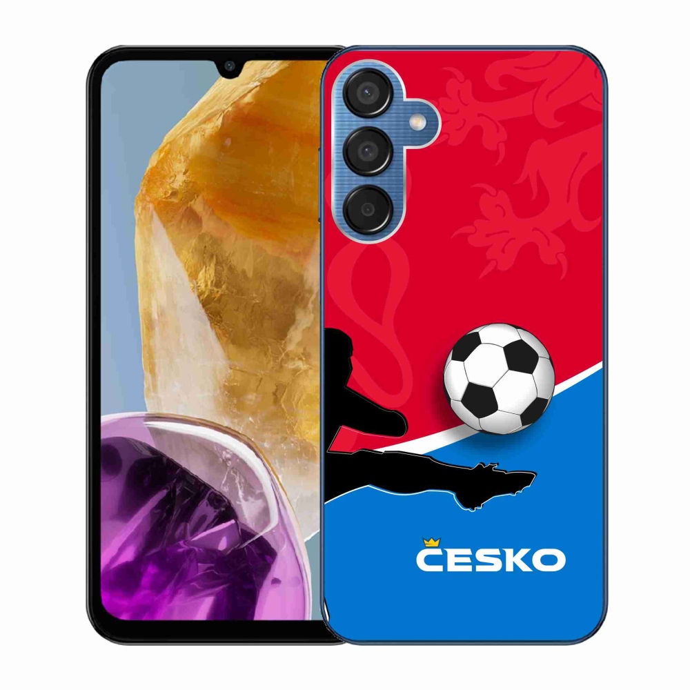 Gél borítás mmCase Samsung Galaxy M15 5G - futball Csehország 2