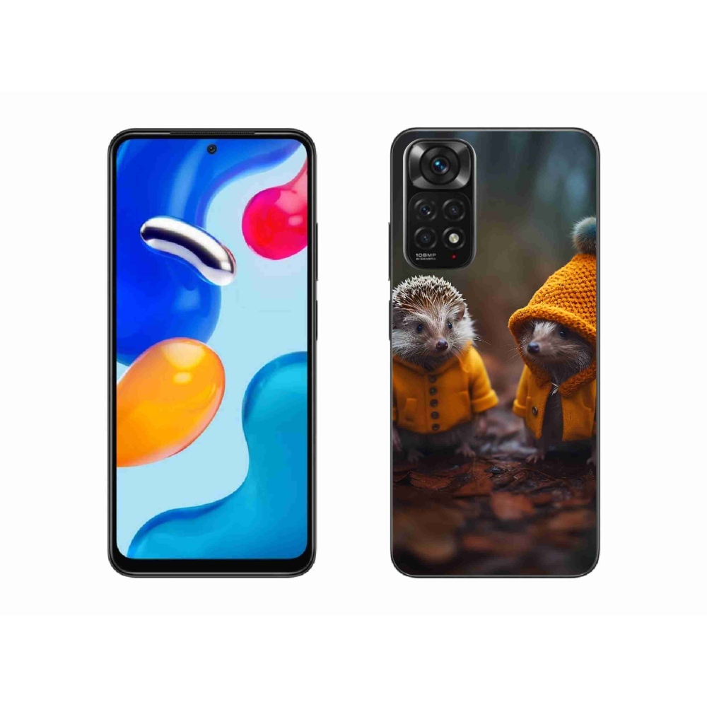 Gél borítás mmCase a Xiaomi Redmi Note 11 4G-hez - sünök
