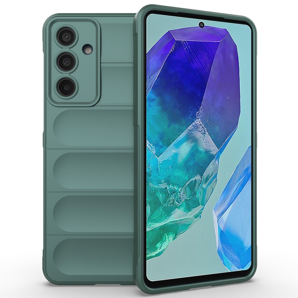 Rugg tartós zselés tok Samsung Galaxy M55 5G - zöld