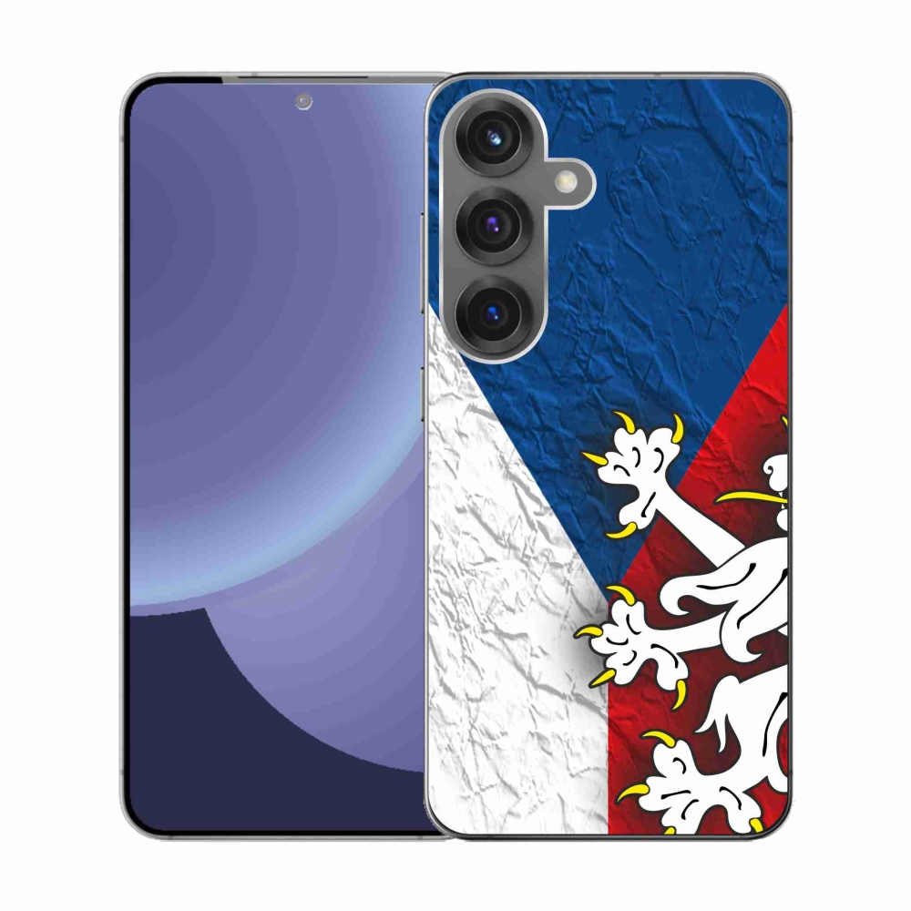 Gél védőhuzat mmCase Samsung Galaxy S25 - cseh zászló 1