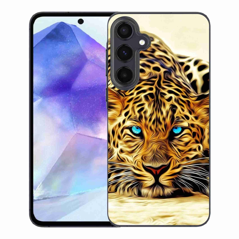 Gél borítás mmCase Samsung Galaxy A55 5G - rajzfilm tigrishez