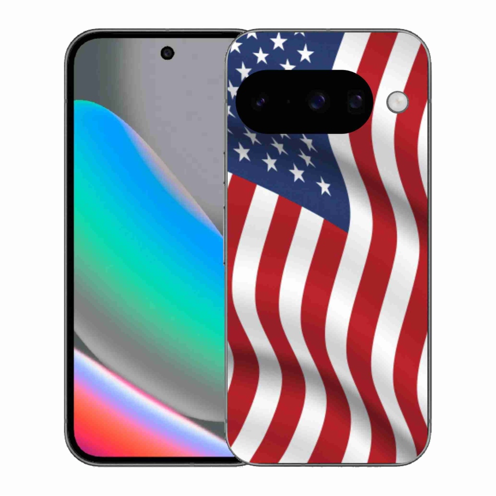 Gél védőhuzat mmCase a Google Pixel 10 számára - amerikai zászló
