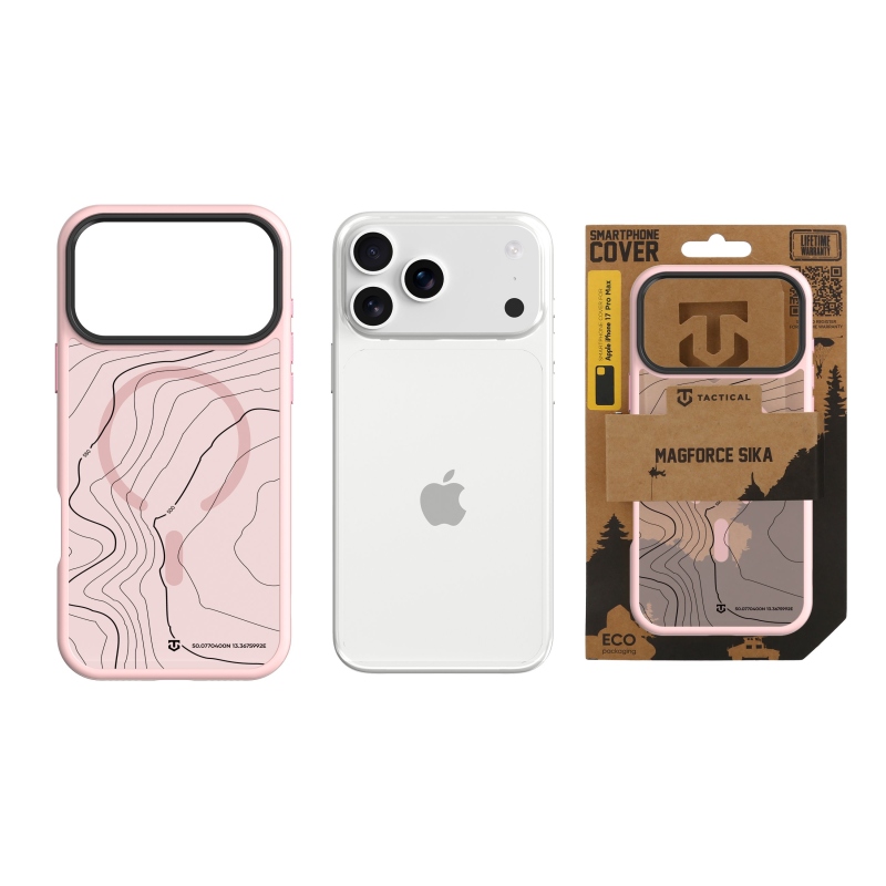 Taktikai MagForce Hyperstealth Sika borító iPhone 17 Pro Max rózsaszín párduchoz