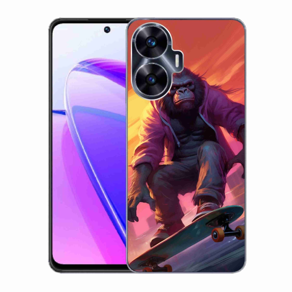 Gél borítás mmCase a Realme C55 készülékhez - gorilla gördeszkán