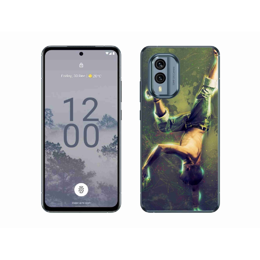 Zselés borítás mmCase a Nokia X30 5G készülékhez - breakdance