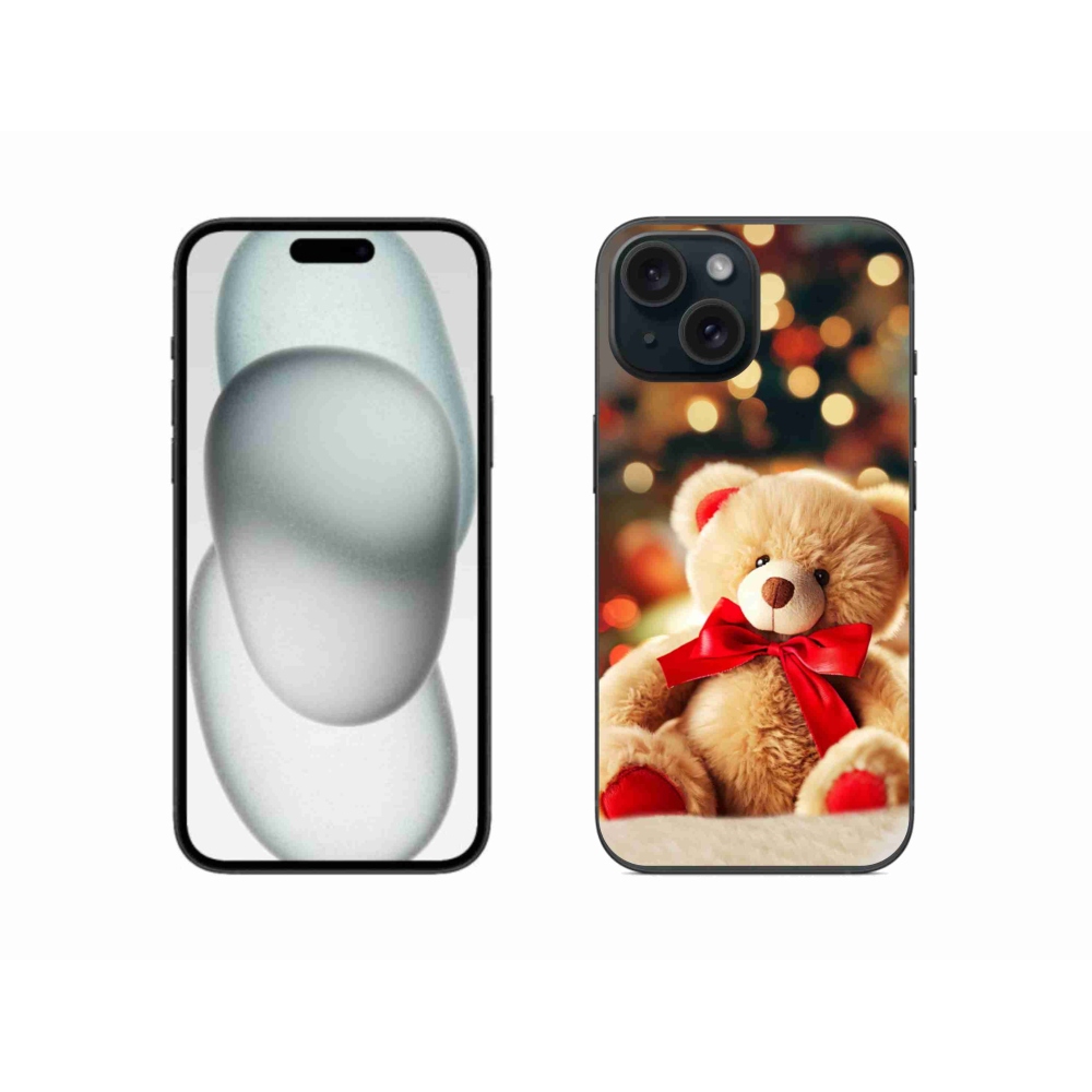 Zselés borítás mmCase iPhone 15 készülékhez - mackó