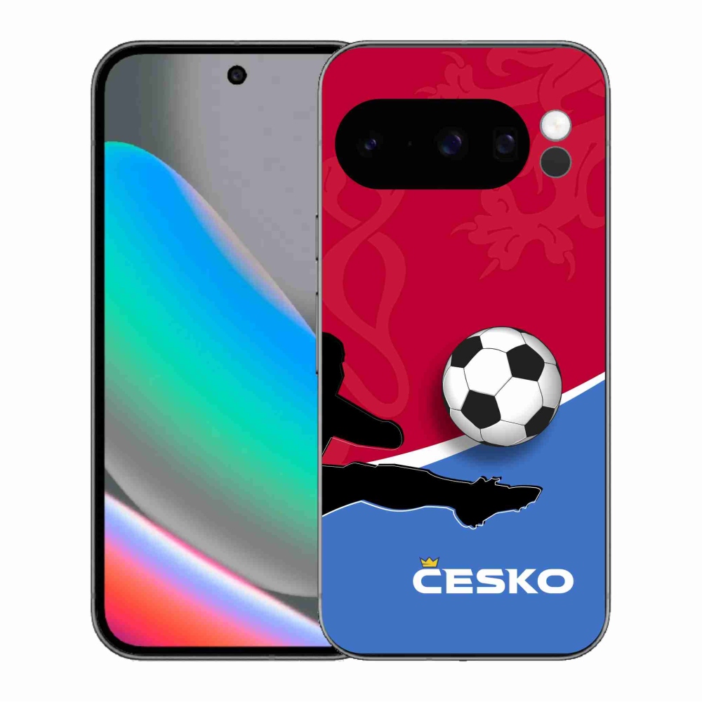 Gél borítás mmCase a Google Pixel 10 Pro számára - Labdarúgás Csehország 2