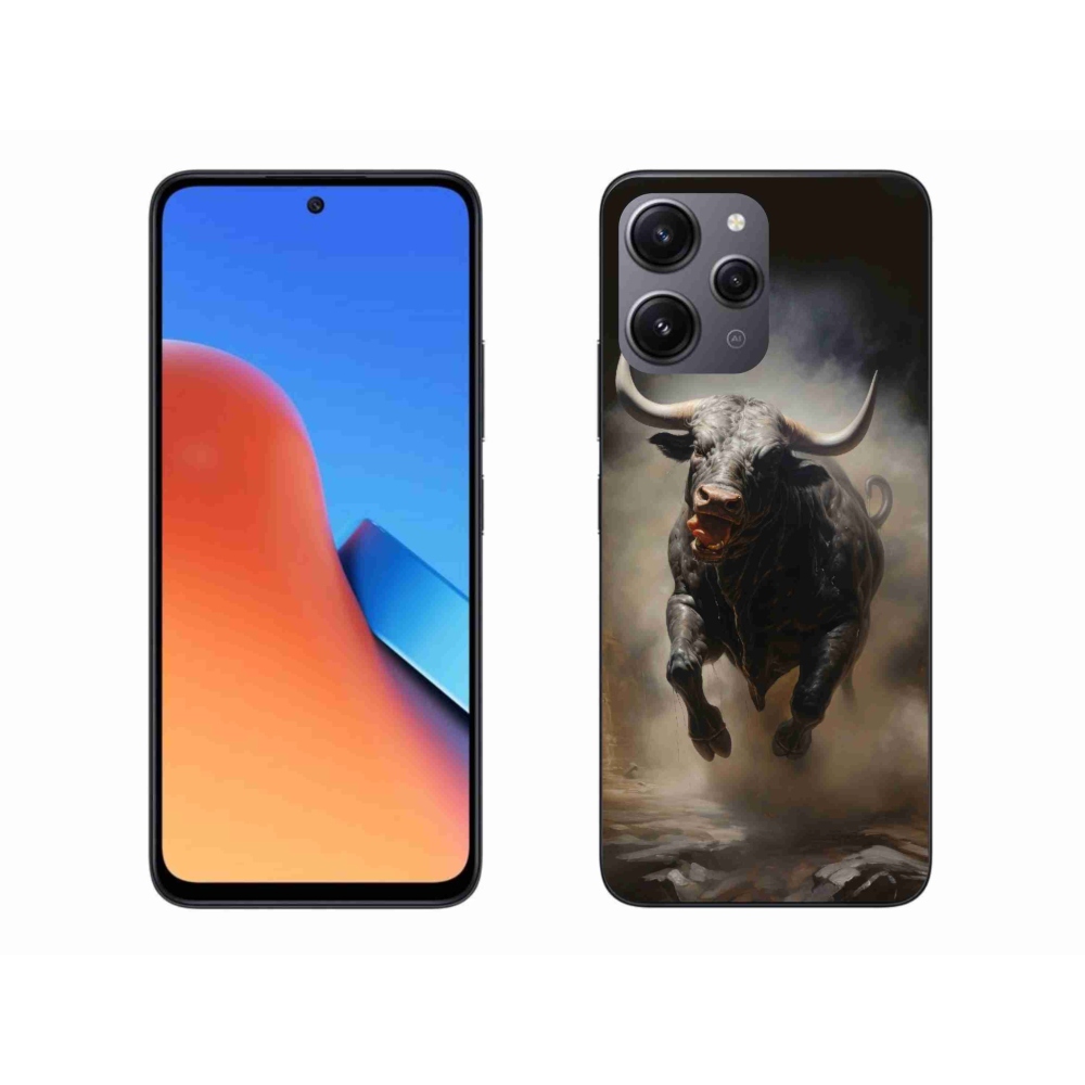 Gél borítás mmCase a Xiaomi Redmi 12-hez - dühös bika