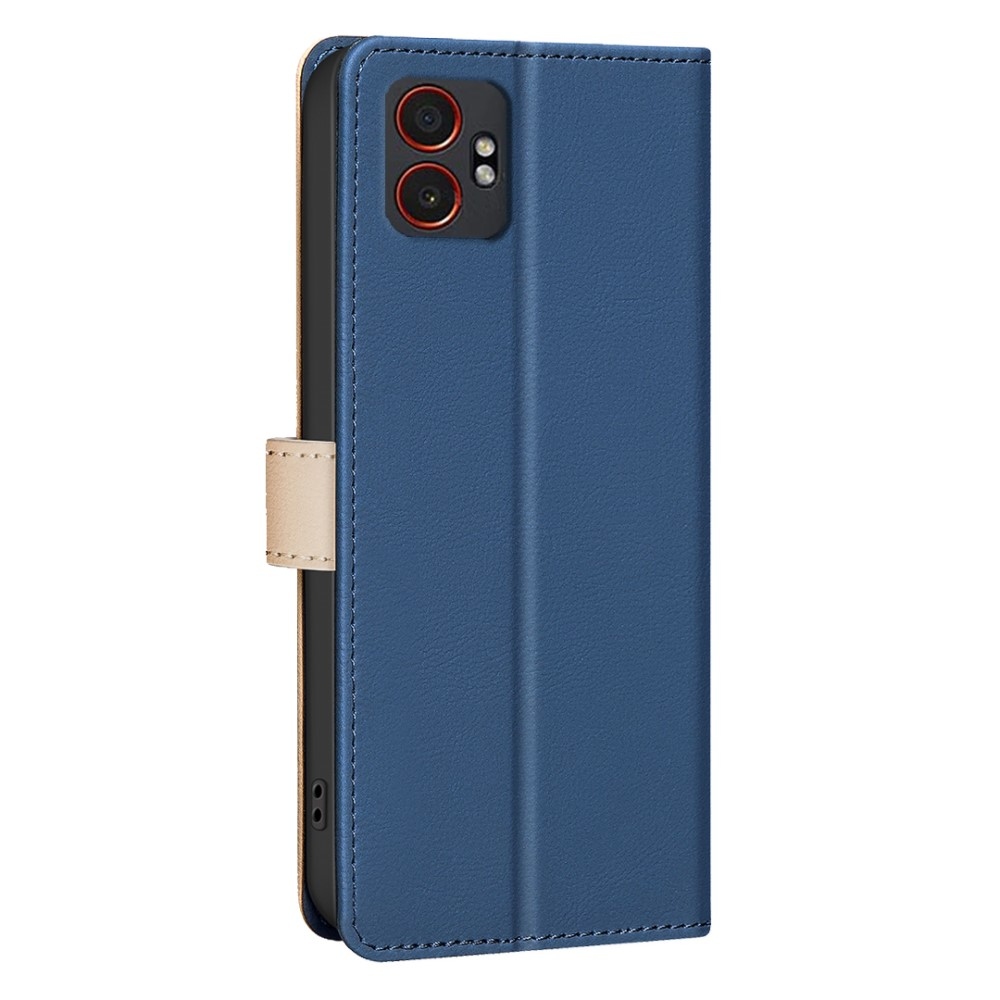 BNF DUO könyvtáska Samsung Galaxy Xcover 7 Pro készülékhez - kék