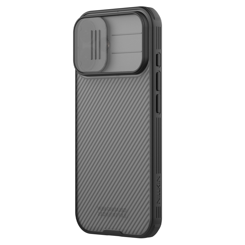 Nillkin CamShield PRO hátlap az Apple iPhone 17 készülékhez Átlátszó Fekete