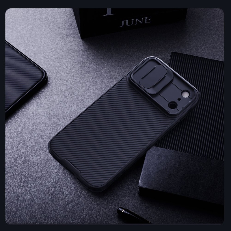 Nillkin CamShield PRO mágneses hátlap Apple iPhone 17 Pro Max készülékhez Fekete