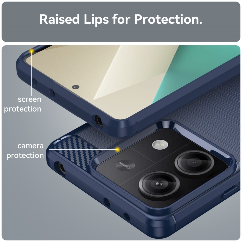 Szénálló zselés tok Xiaomi Redmi Note 13 5G - kék