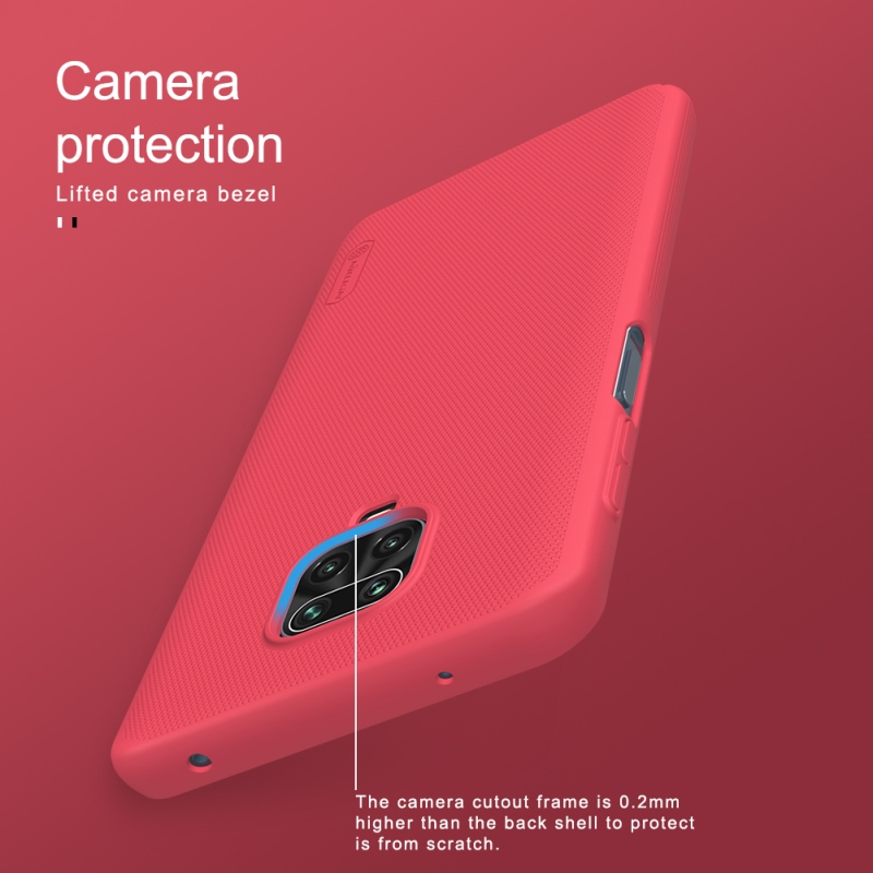Nillkin Super Frosted Back Cover for Xiaomi Redmi Note 9 Pro/9S/9 Pro Max fekete
