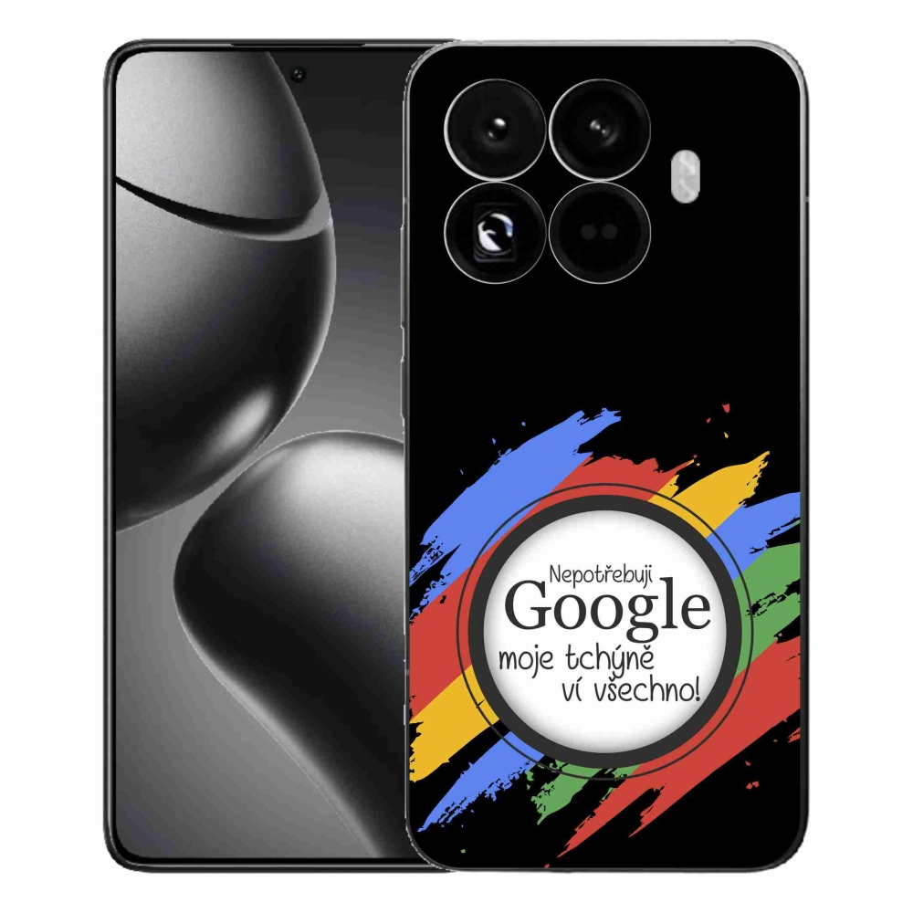 Gél borítás mmCase a Xiaomi 15T Pro - anyós mindent tud fekete háttérrel