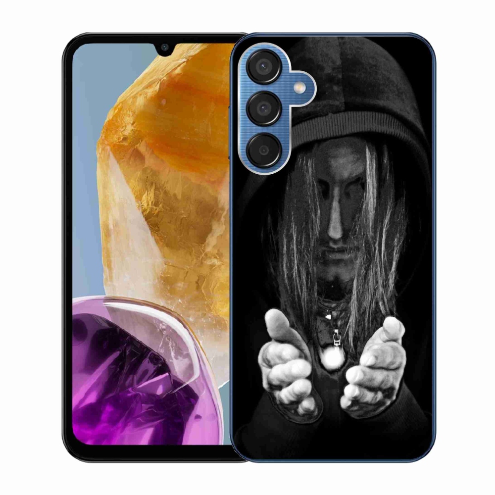 Gél borítás mmCase Samsung Galaxy M15 5G - titokzatos személyhez