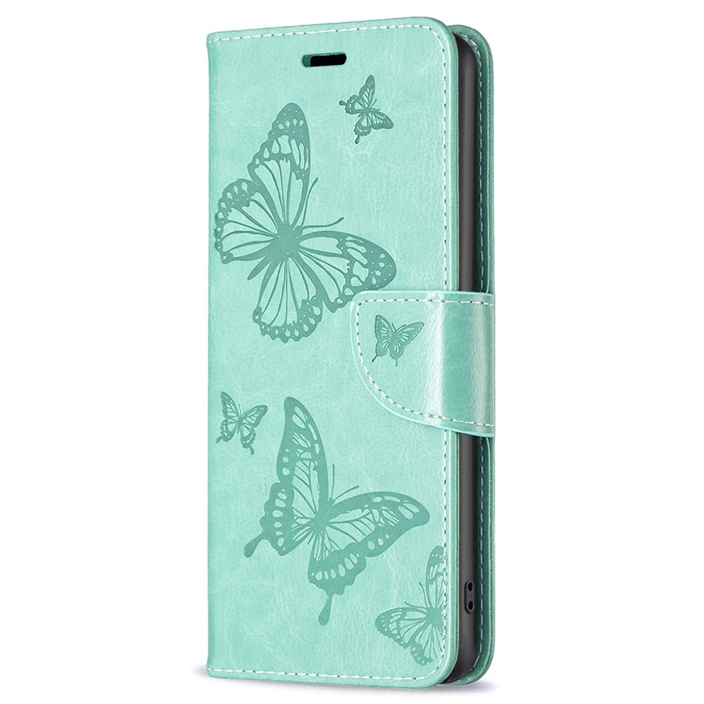 Pillangó könyvtáska Nokia G42-hez - teal színű