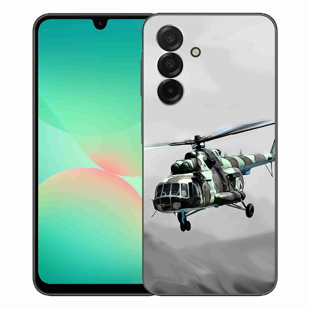 Gél borító mmCase Samsung Galaxy A26 5G - katonai helikopterhez