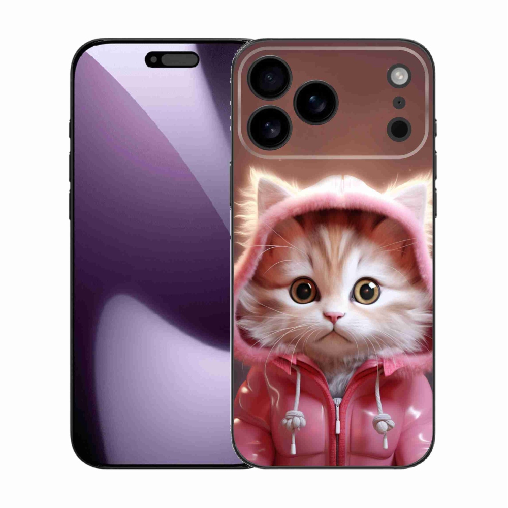 Gél borítás mmCase iPhone 17 Pro Max készülékhez - aranyos cica 3