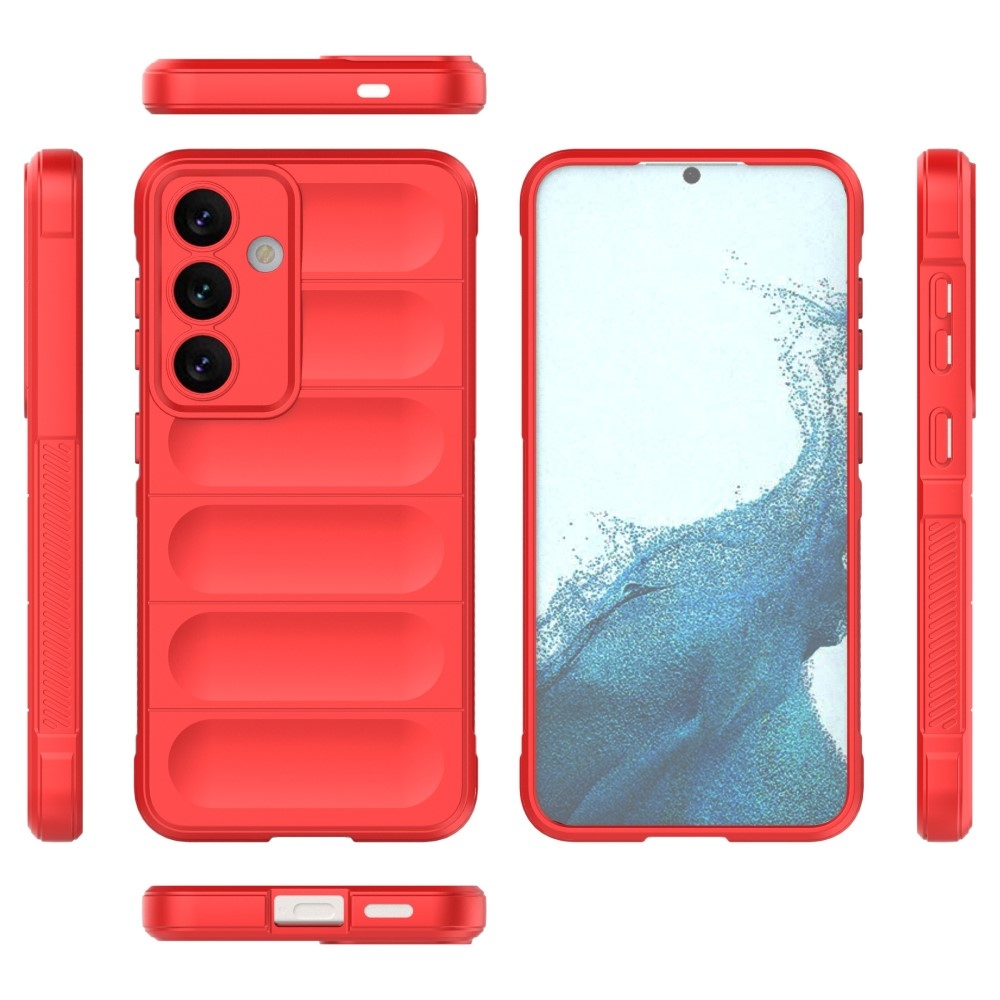 Rugg tartós zselés tok Samsung Galaxy S24 készülékhez - piros