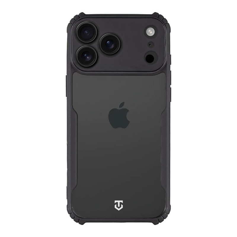 Tactical Quantum lopakodó védőburkolat Apple iPhone 17 Pro Max készülékhez Clear/Fekete