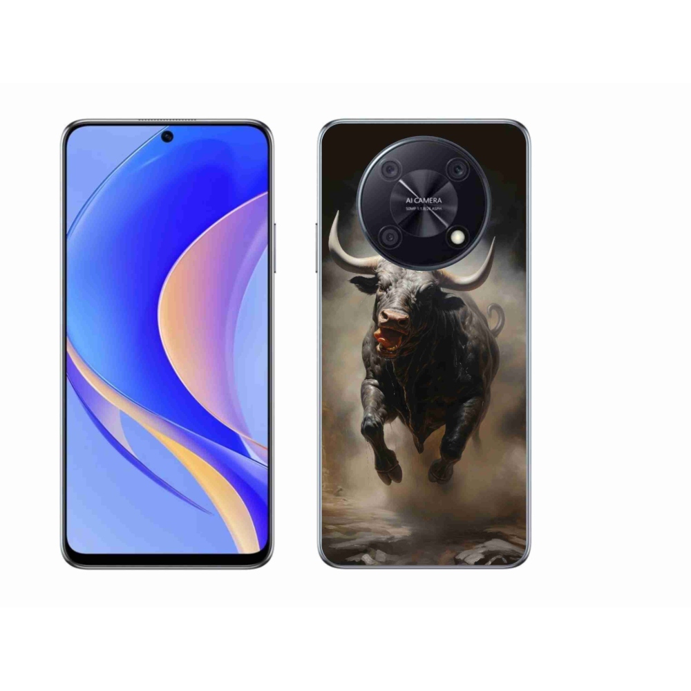 Gél borítás mmCase a Huawei Nova Y90 készülékhez - dühös bika