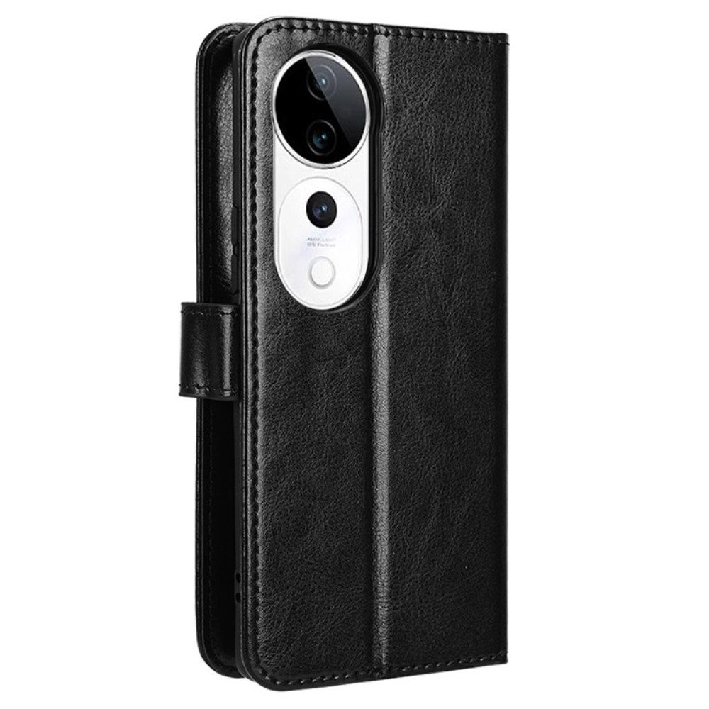 Őrült könyv tok a Vivo V40 5G készülékhez - fekete