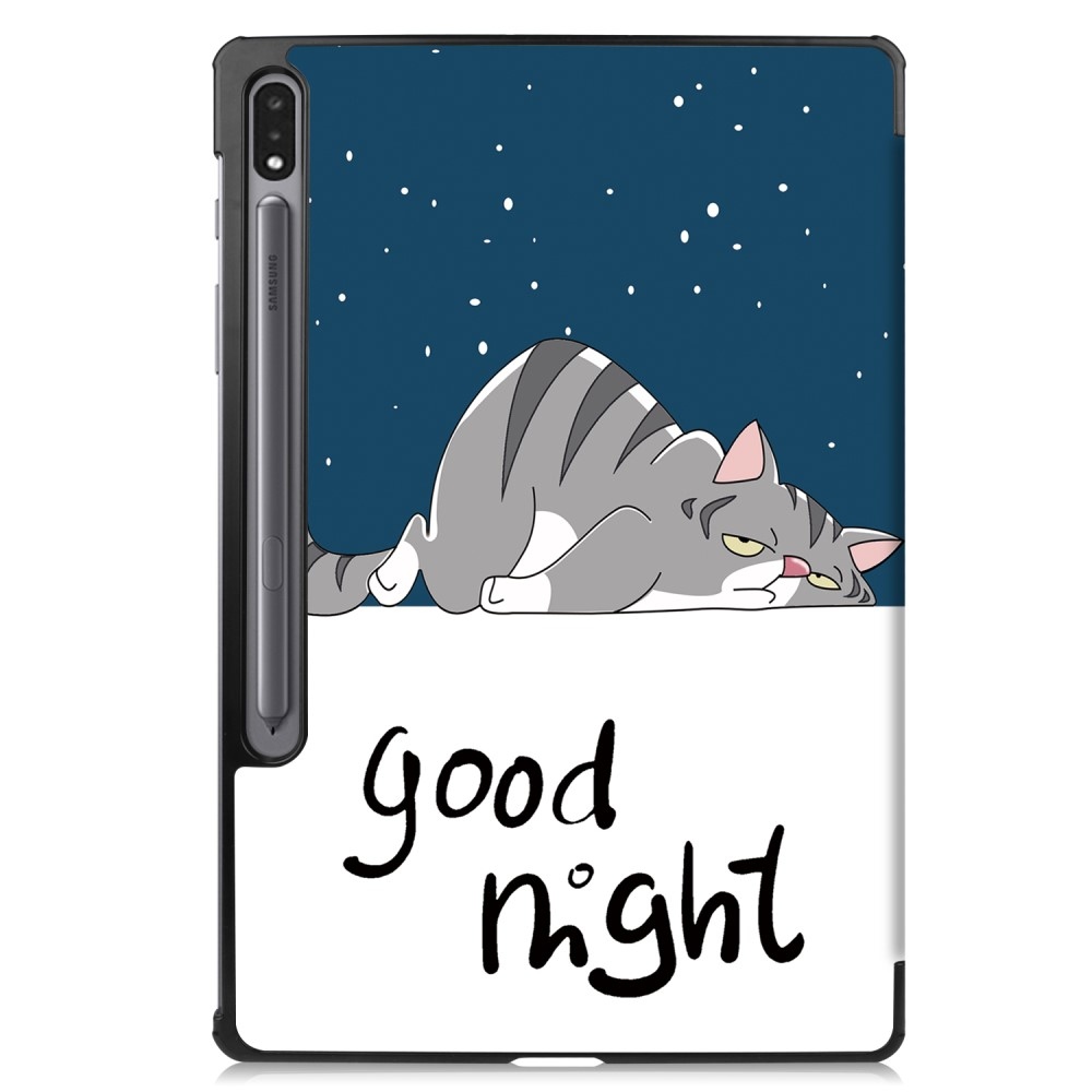Nyomtatás intelligens záró tok Samsung Galaxy Tab S9+/Tab S10+ - macska