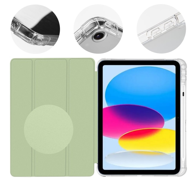 COVER:ME MistyTab tok iPad 10.9 2022 világoszöld színhez