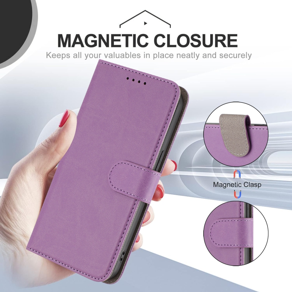 Snap book tok Samsung Galaxy A07 4G készülékhez - világos lila