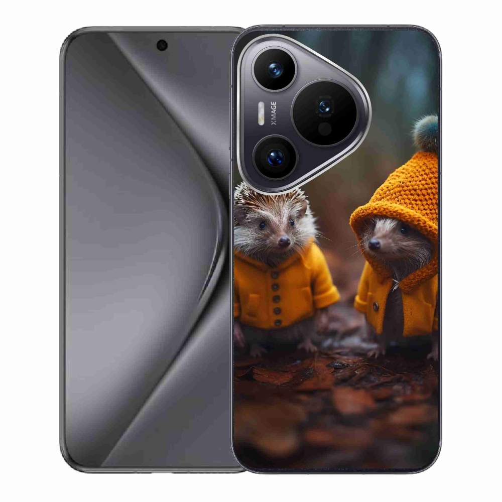 Zselés borítás mmCase a Huawei Pura 70 készülékhez - süni