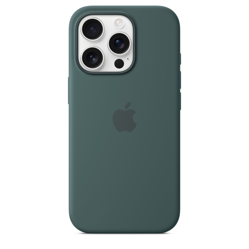 MYYR3ZM/A Apple szilikon borító, beleértve a. Magsafe iPhone 16 Pro készülékhez Lake Green