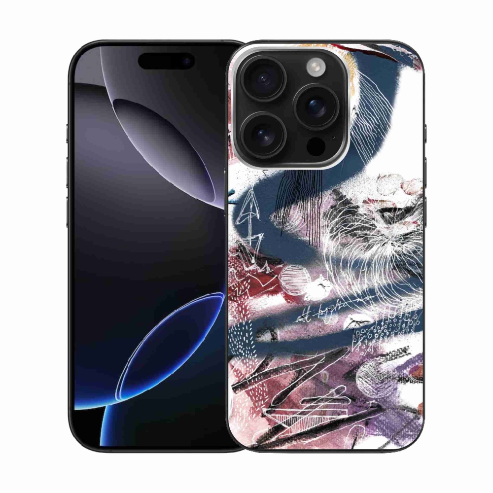 Gél borítás mmCase iPhone 16 Pro készülékhez - absztrakt motívum 28