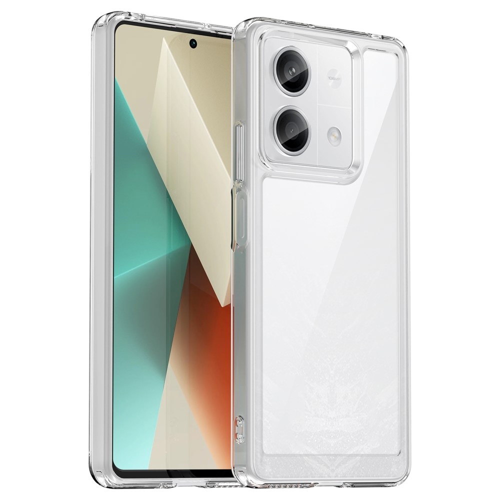 Gél tok rögzített hátlappal a Xiaomi Redmi Note 13 5G-n - átlátszó
