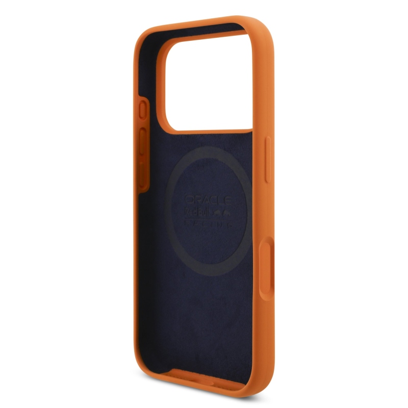 Red Bull szilikon MV1 MagSafe hátlap iPhone 17 Pro narancssárga színű szilikon borításhoz