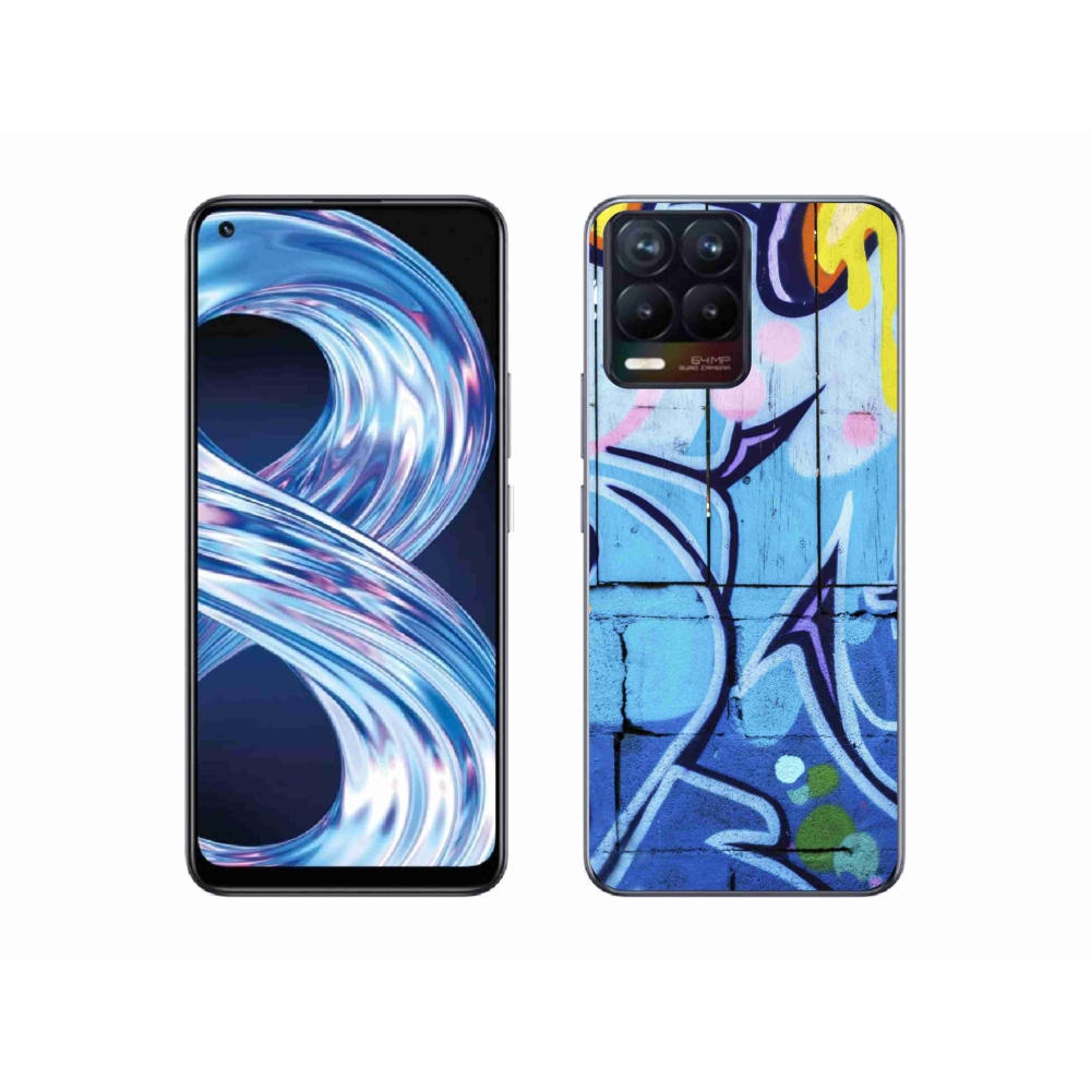 Gél borítás mmCase a Realme 8 Pro-n - graffiti