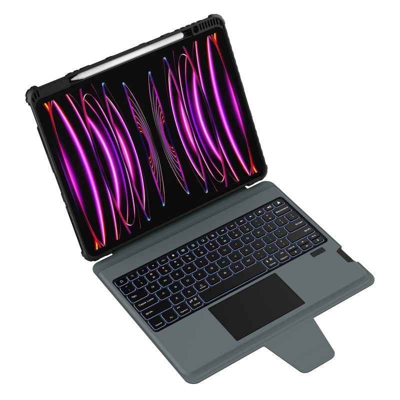 Nillkin Bumper Link billentyűzet tok (háttérvilágításos verzió) iPad Pro 12.9 2020/2021/2022/ Air 13 2024 iPad Pro 12.9 2020/2021/2022/ Air 13 2024 fekete