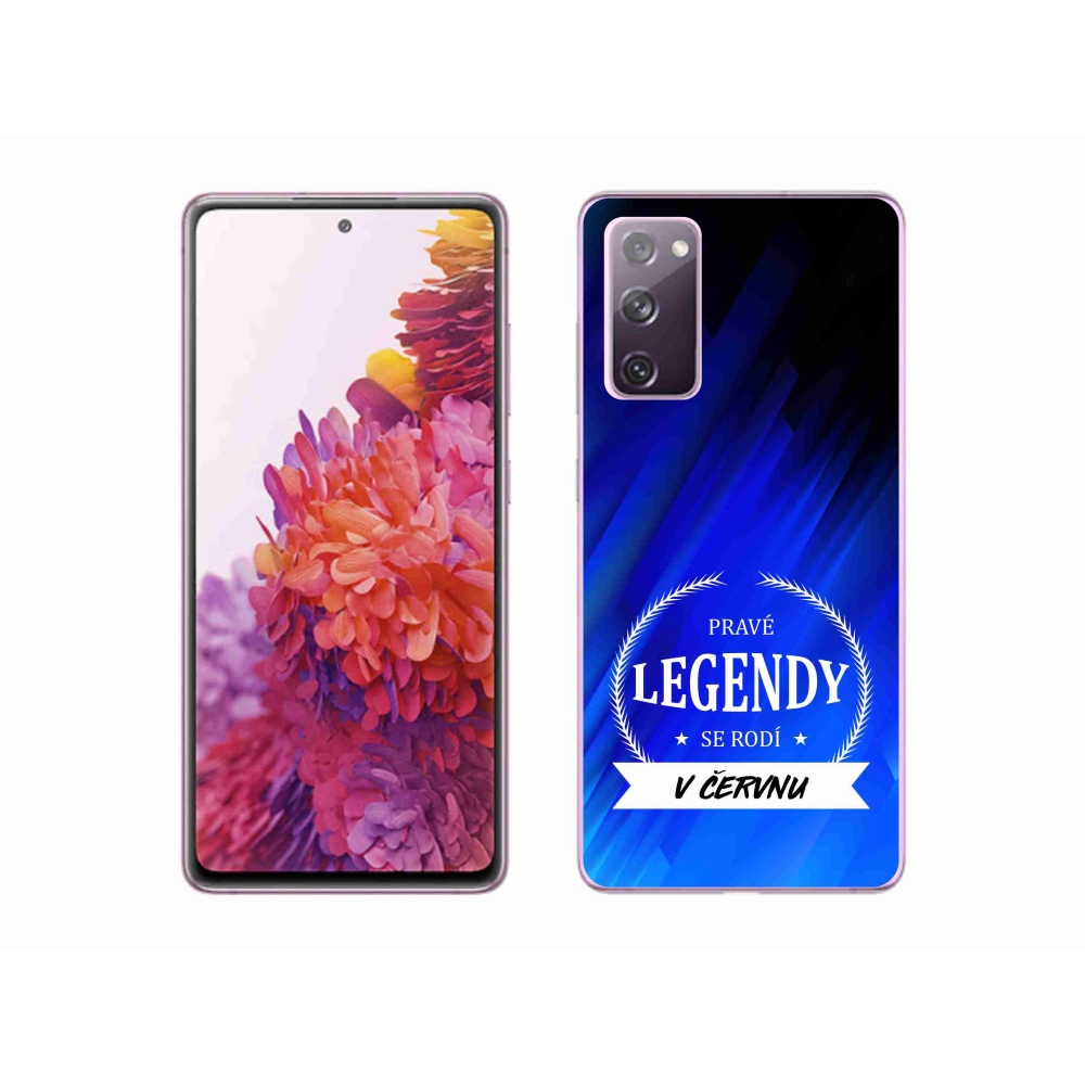 Gél borítás mmCase Samsung Galaxy S20 FE - Június legendái kék háttérrel