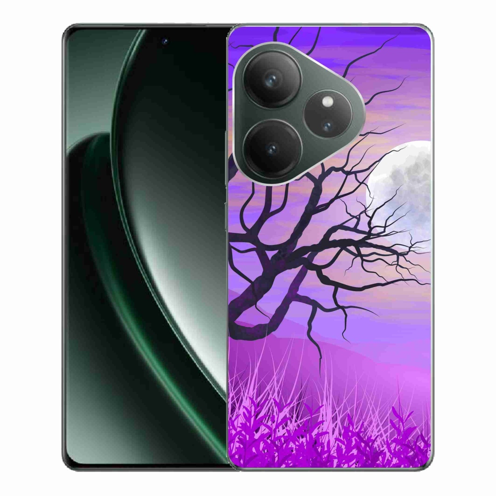 Gél tok mmCase a Realme GT 6 5G/GT 6T 5G számára - rajzfilmes kidőlt fa