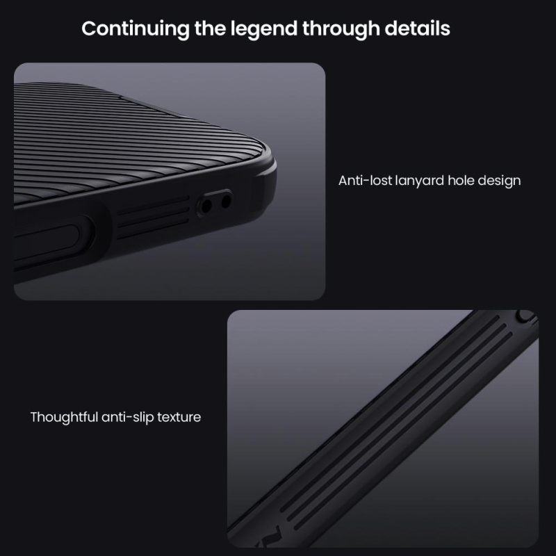 Nillkin CamShield PRO mágneses hátlap Apple iPhone 16 Pro készülékhez Kék