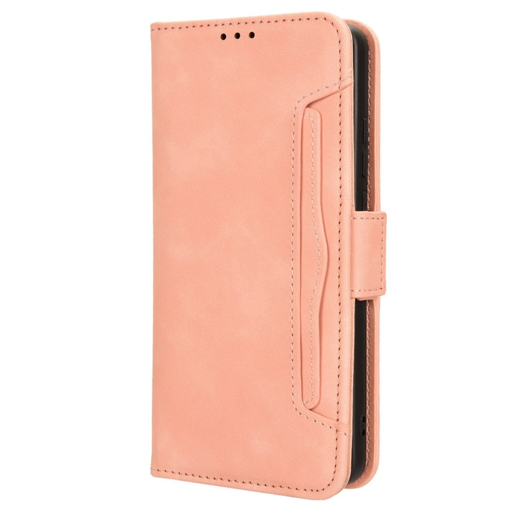 Kártyás könyv tok Xiaomi Redmi Note 14S/Note 13 Pro 4G/Poco M6 Pro - rózsaszínű